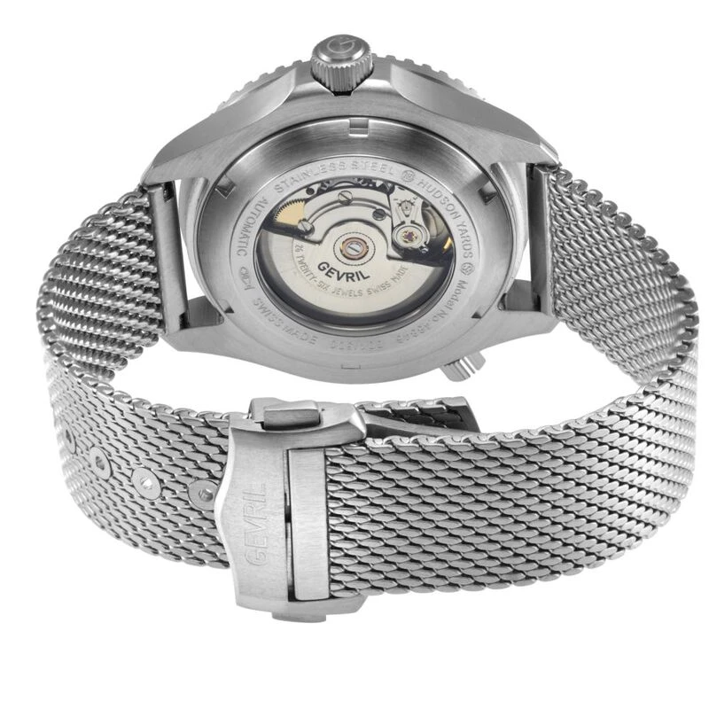 Gevril Mens Hudson Yards Swiss Automatic Sellita SW220 1 Casual Watch