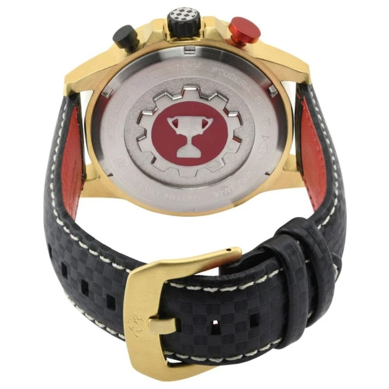 Gevril Mens Scuderia Watch Black Gold Sportpursuit