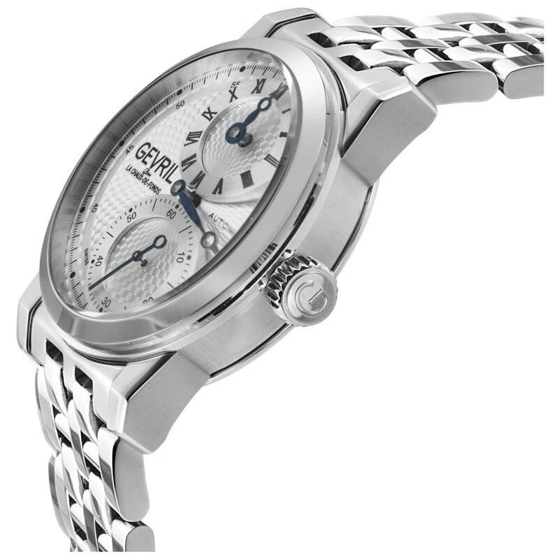 Gevril Mens Gramercy Watch Silver Sportpursuit