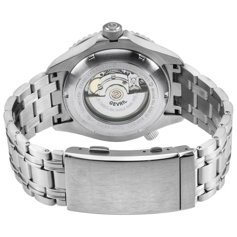 Gevril Mens Hudson Yards Watch Stainless steel Sportpursuit