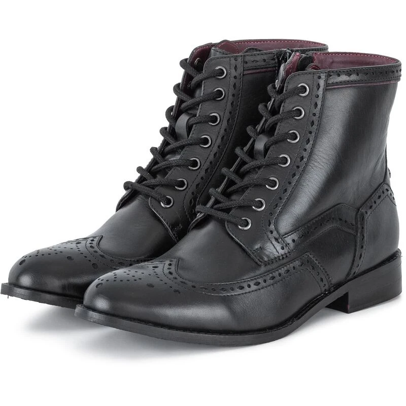 Brogue boots deals womens black