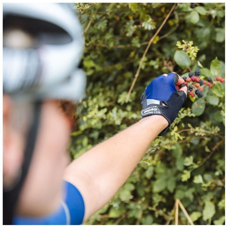 Navy blue cycling gloves shop