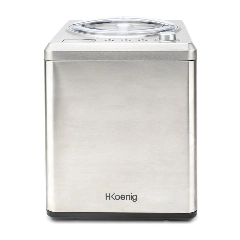 H.Koenig HF340 Vertical Ice Cream Maker Silver Sportpursuit