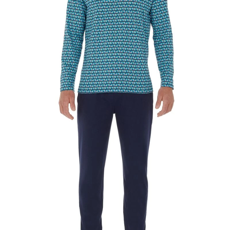 HOM Mens Stan Pyjamas Blue Sportpursuit