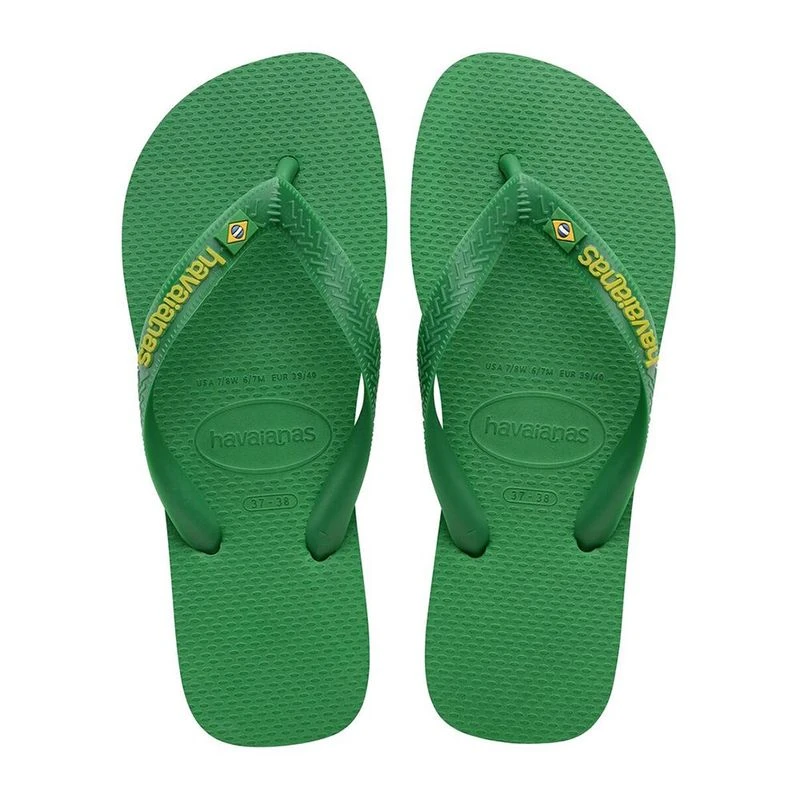 Havaianas green flip flops store
