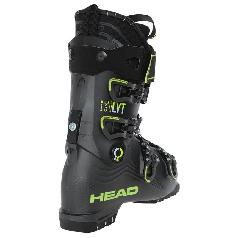 Head Mens Nexo Lyt 130 Rs 19/20 Ski Boots (Charcoal/Yellow) | Sportpur
