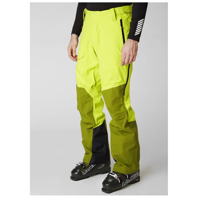 Helly Hansen Mens Elevation Ski Trousers (Azid Lime) | Sportpursuit.co