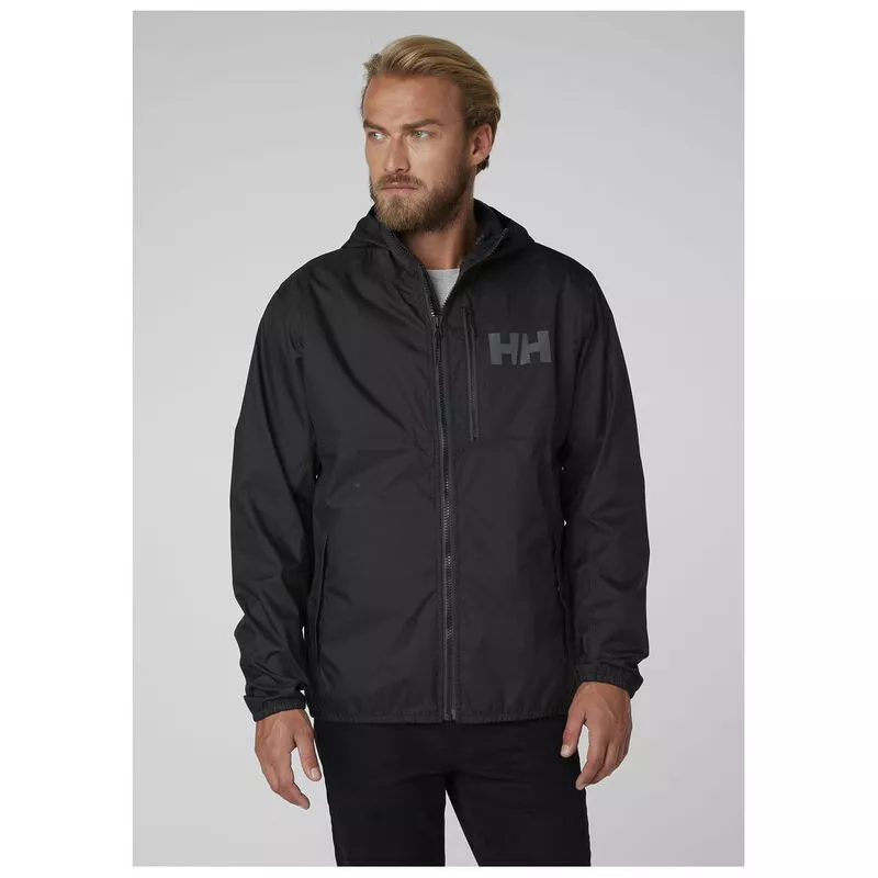 Helly Hansen Mens Belfast Rain Jacket Black Sportpursuit
