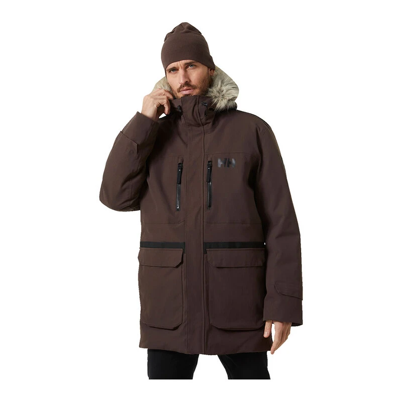Helly Hansen Mens Varanger Jacket Brown Sportpursuit