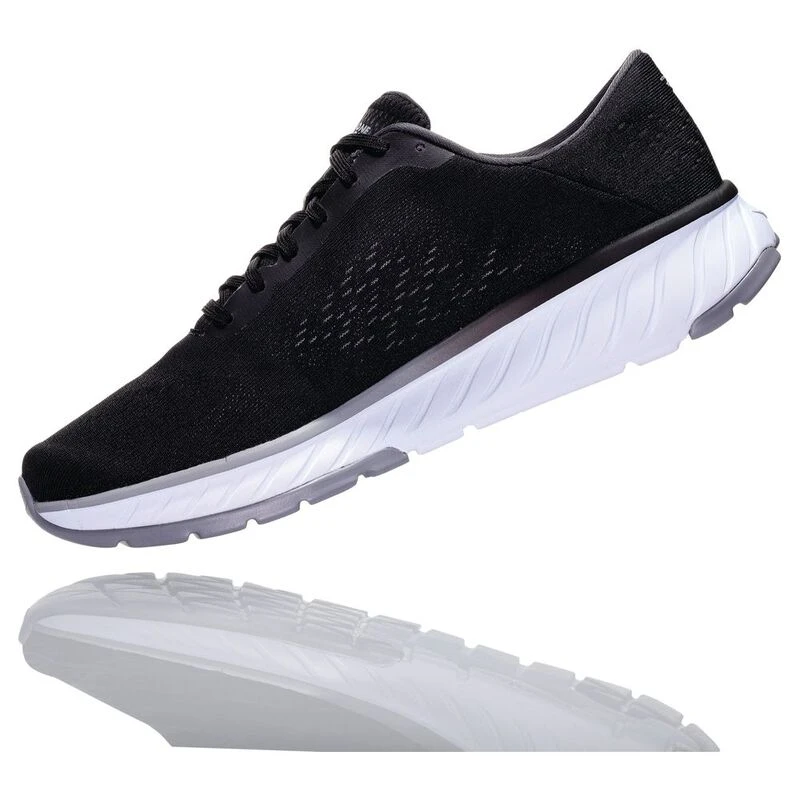 Hoka One One Mens Cavu 2 Shoes Black White Sportpursuit