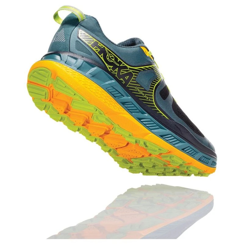 Hoka One One Mens Stinson ATR 5 Shoes Mallard Green Gold Fusion Sp