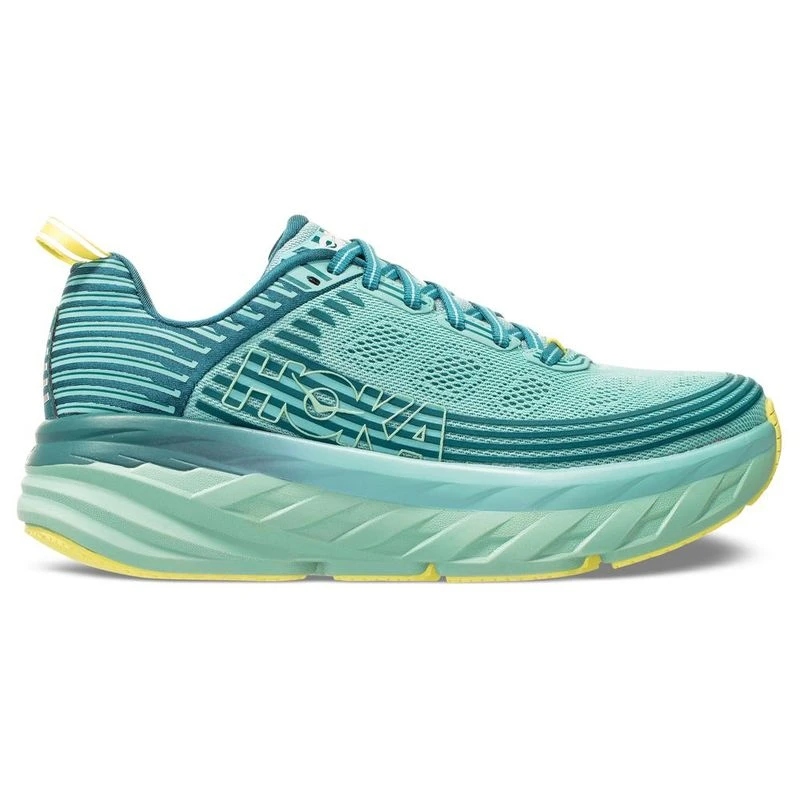 Hoka One One Womens Bondi 6 Shoes Dragonfly Aqua Haze Sportpursuit
