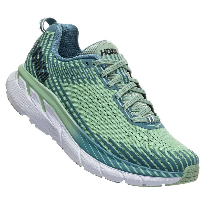 Hoka One One Womens Clifton 5 Shoes Lichen Storm Blue Sportpursuit