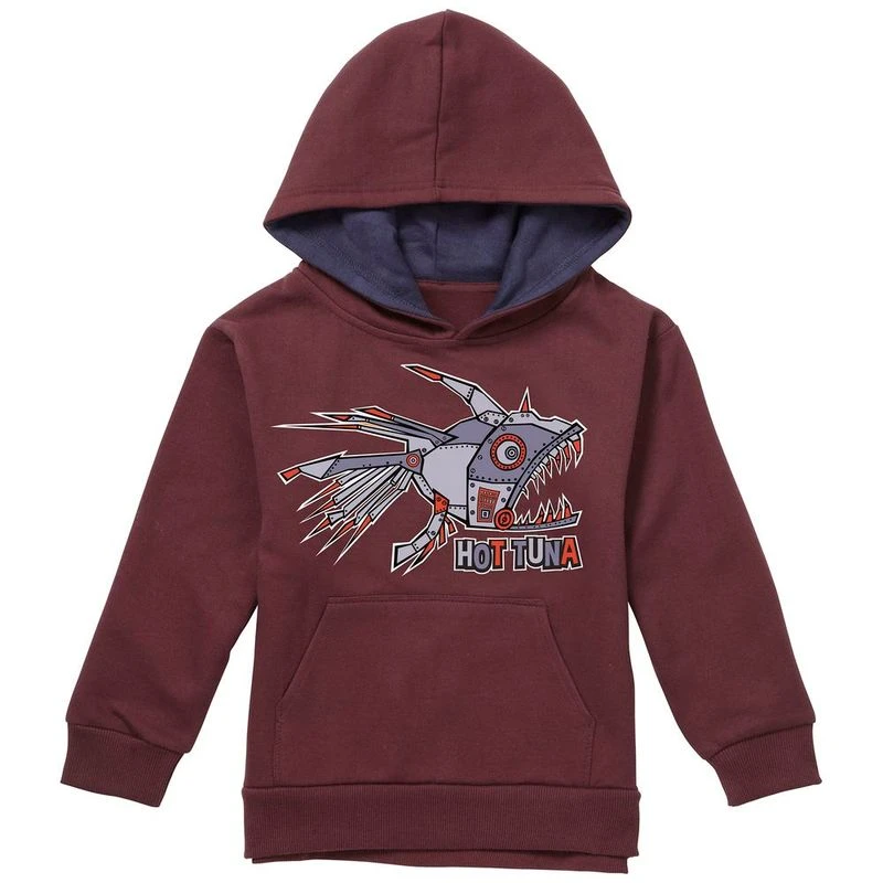 Hot Tuna Boys Cyber Fish Hoodie Burgundy Sportpursuit