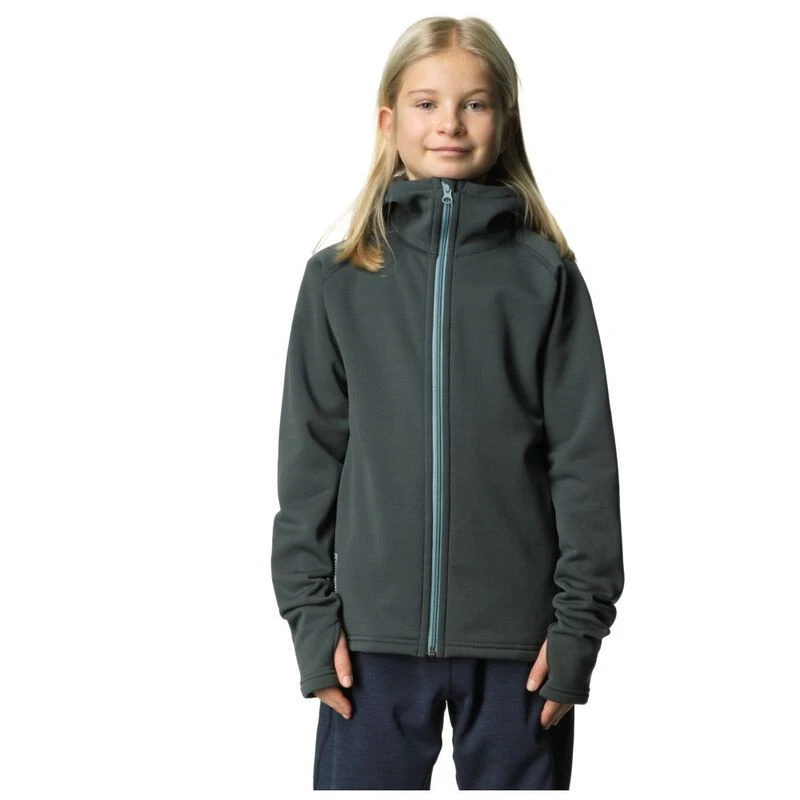 Houdini Kids Power Houdi Fleece Jacket Deeper Green Sportpursuit.c