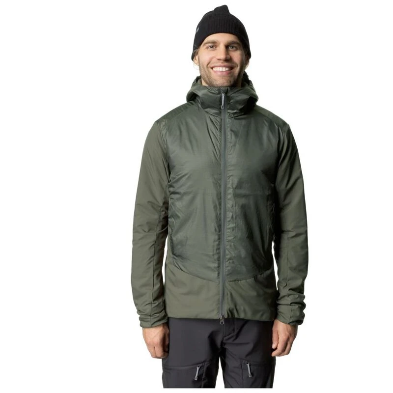 Houdini Mens Moonwalk Insulated Jacket Baremark Green Sportpursuit