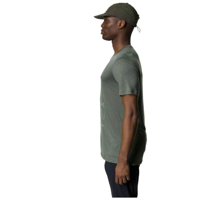 Houdini Mens Tree Message T-shirt (Greeness) | Sportpursuit.com