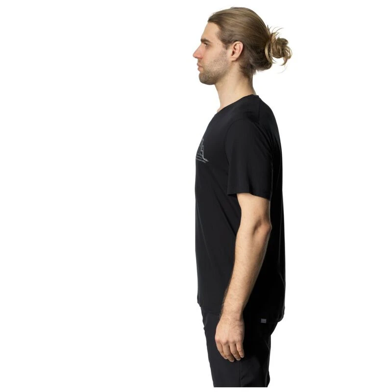 Houdini Mens Tree Message T-shirt (True Black) | Sportpursuit.com