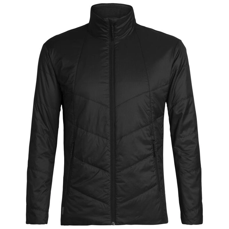 Icebreaker Mens ZoneKnit Merino Blend Jacket (Black)