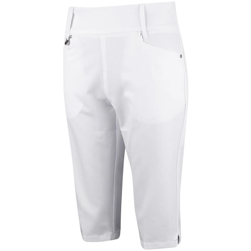 Island Green Golf Short Stretch Bermuda Pull O Femme Blanc private
