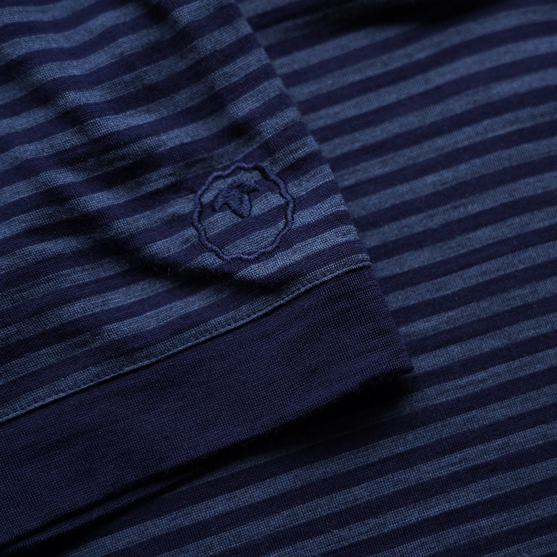 ISOBAA Mens Merino 180 Short Sleeve Polo Shirt (Navy/Denim) | Sportpur