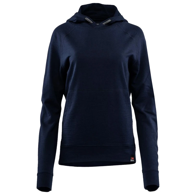 ISOBAA Womens Merino Lounge Hoodie Navy Smoke Sportpursuit