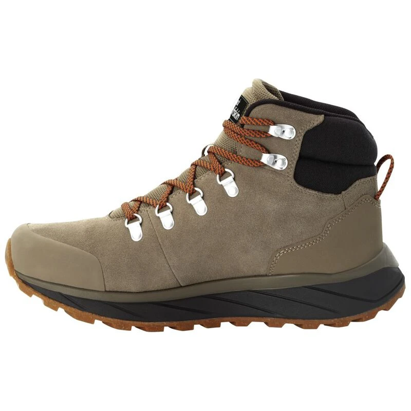 Jack Wolfskin Mens Terraventure Urban Mid Hiking Boots (Clay/Phantom)