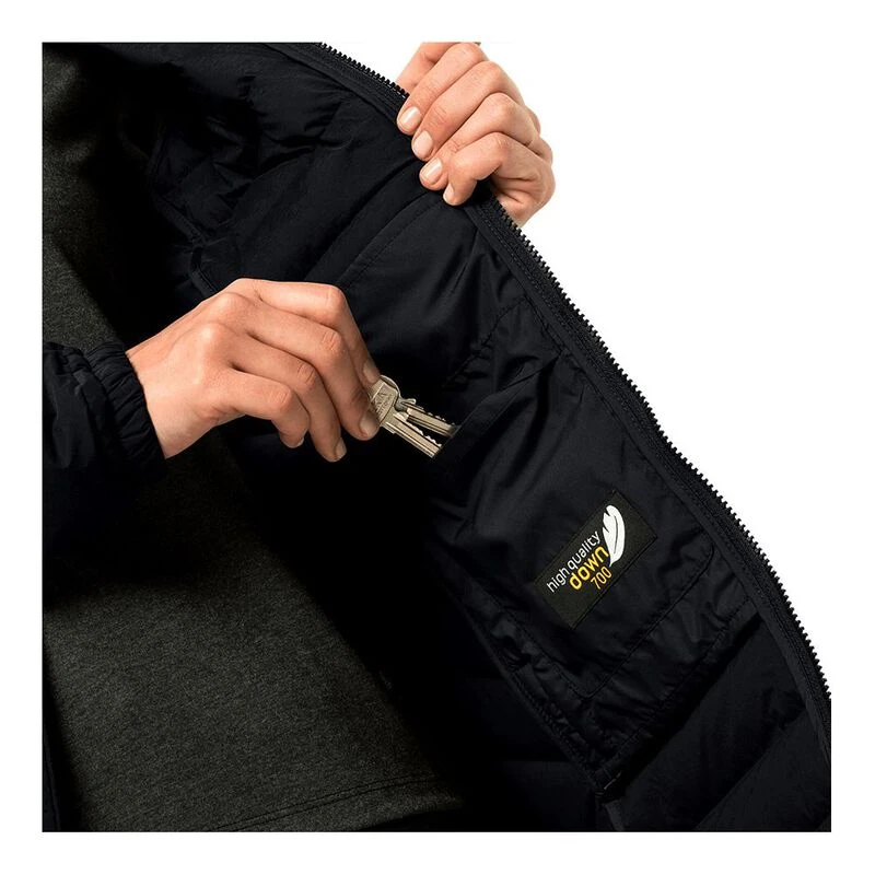 JackWolfskin Womens Glowing Mountain Jacket Black Sportpursuit