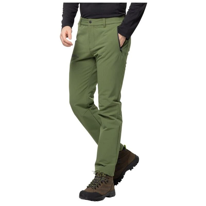 Jack Wolfskin Mens Activate Thermal Trousers (Greenwood) | Sportpursui