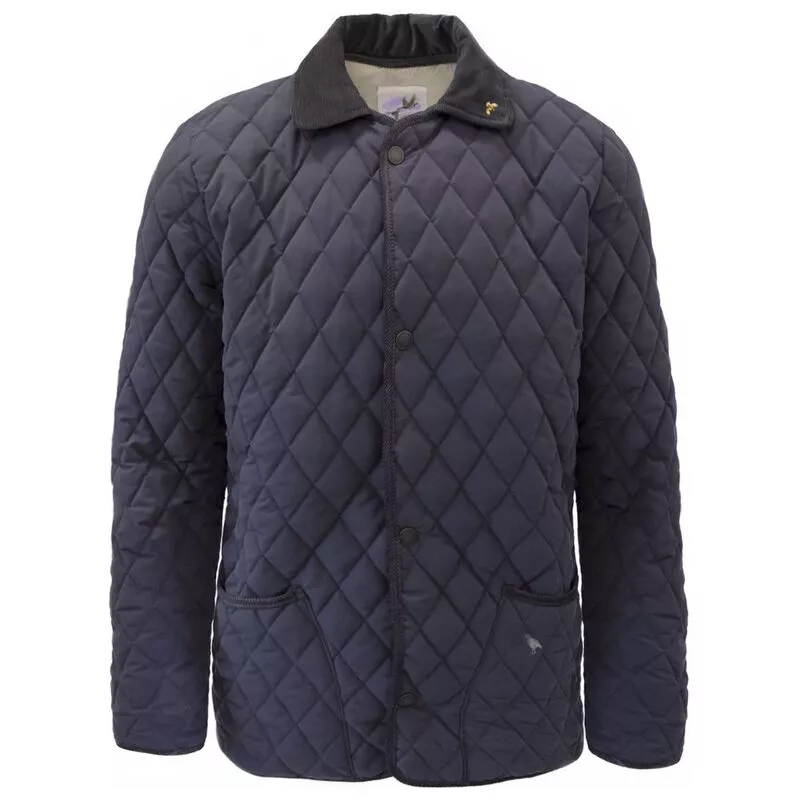 John Partridge Mens Rag Soft Touch Quilted Jacket (Navy/Sable) | Sport