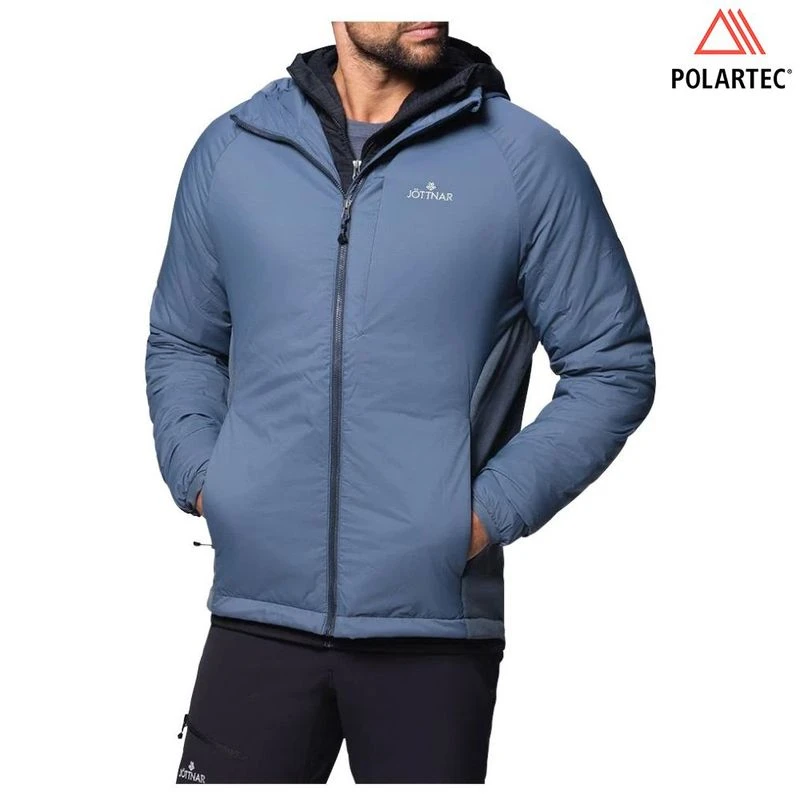 Jottnar Mens Floyen Hooded Hybrid Jacket Turbulence Sportpursuit.c