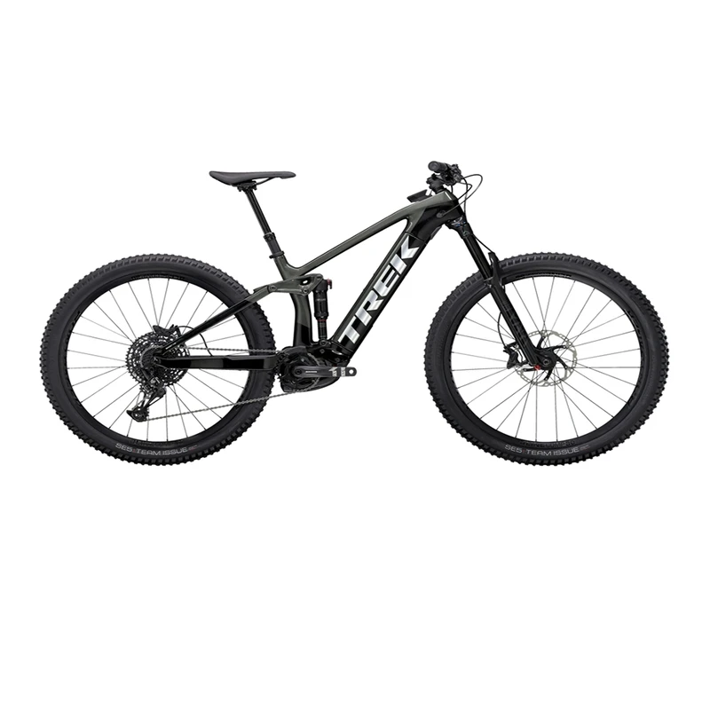 Trek Rail 9.7 Mountain E Bike Grey Trek Black Sportpursuit