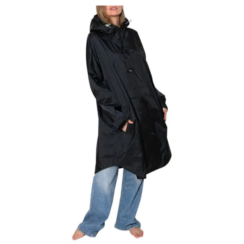 Kalma Foldable Raincoat Black Sportpursuit