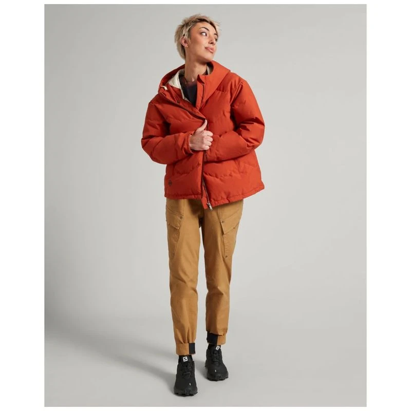 Kathmandu Womens Frisco X Hooded Jacket Red Earth Sportpursuit