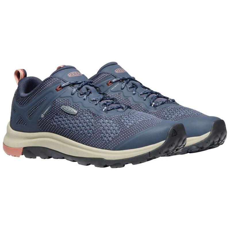 Keen Womens Terradora II Vent Hiking Shoes Blue Nights Redwood Spo