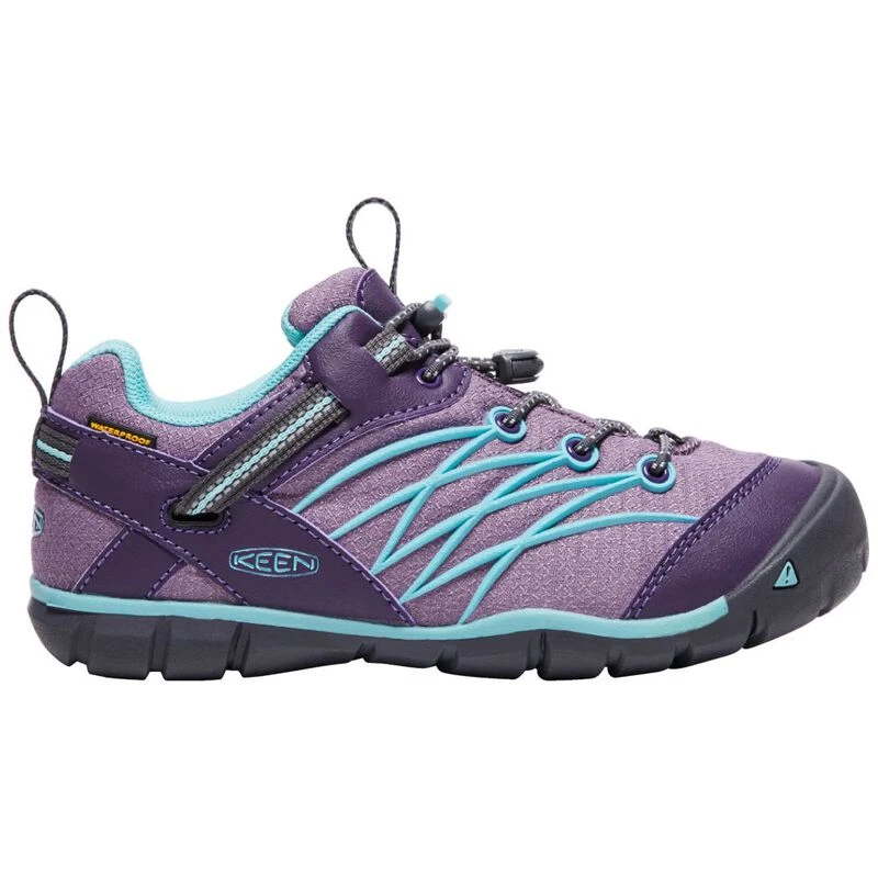 Keen Youths Chandler CNX WP Shoes Montana Grape Aqua Haze Sportpur
