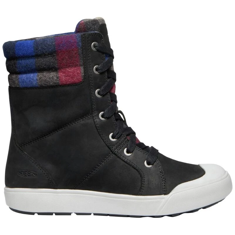 Keen Womens Elena Boots Black Plaid Sportpursuit