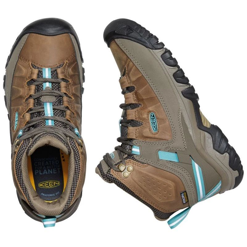 Keen Womens Targhee III Mid WP Hiking Boots Toasted Coconut Porcelain