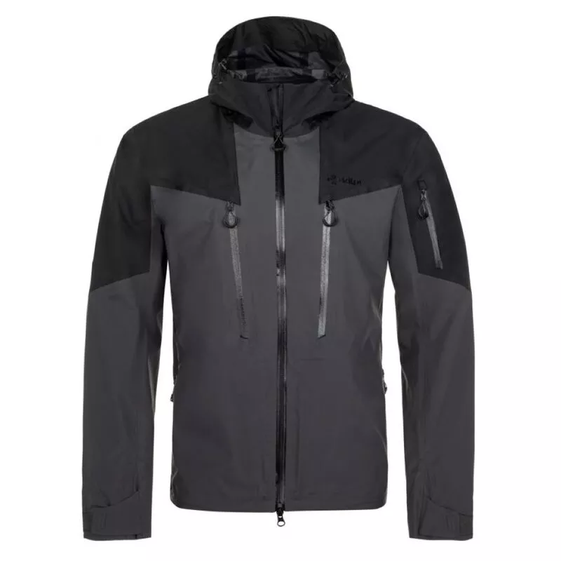 Kilpi Mens Lexay Waterproof Jacket (Dark Grey) | Sportpursuit.com