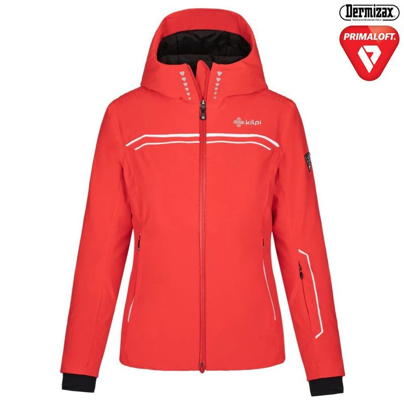 Kilpi Womens Cortini Jacket (Red) | Sportpursuit.com