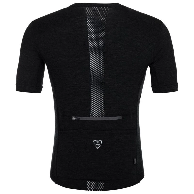 Kilpi Mens Petrana Short Sleeve Cycling Jersey (Dark Grey) Sportpurs
