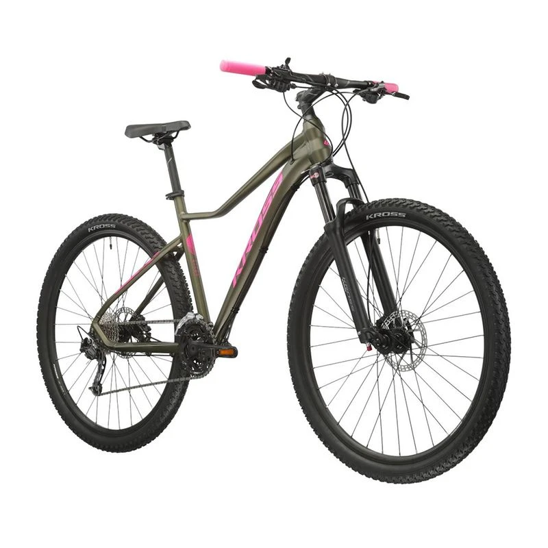 Kross VTT Semi Rigide Lea 8.0 29 Femme Kaki Rose privatesportshop