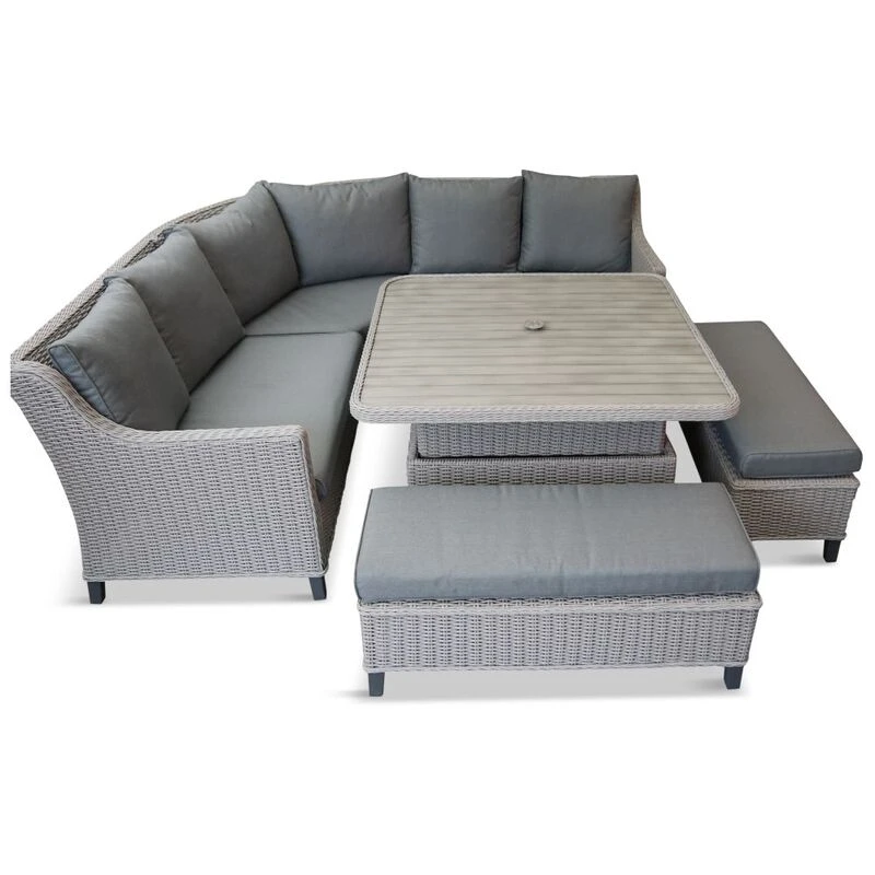 Oslo large square modular dining set hotsell