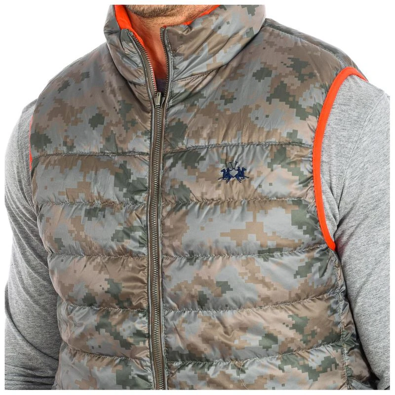 Camo gilet mens top