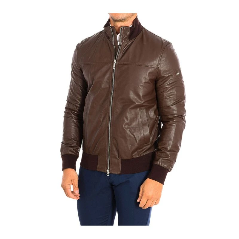 La martina leather jacket top