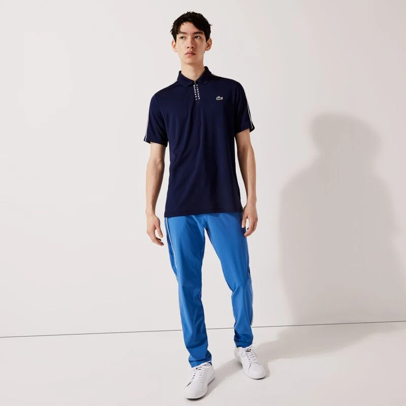 Lacoste Mens Knit Polo Shirt (Navy Blue/White) | Sportpursuit.com