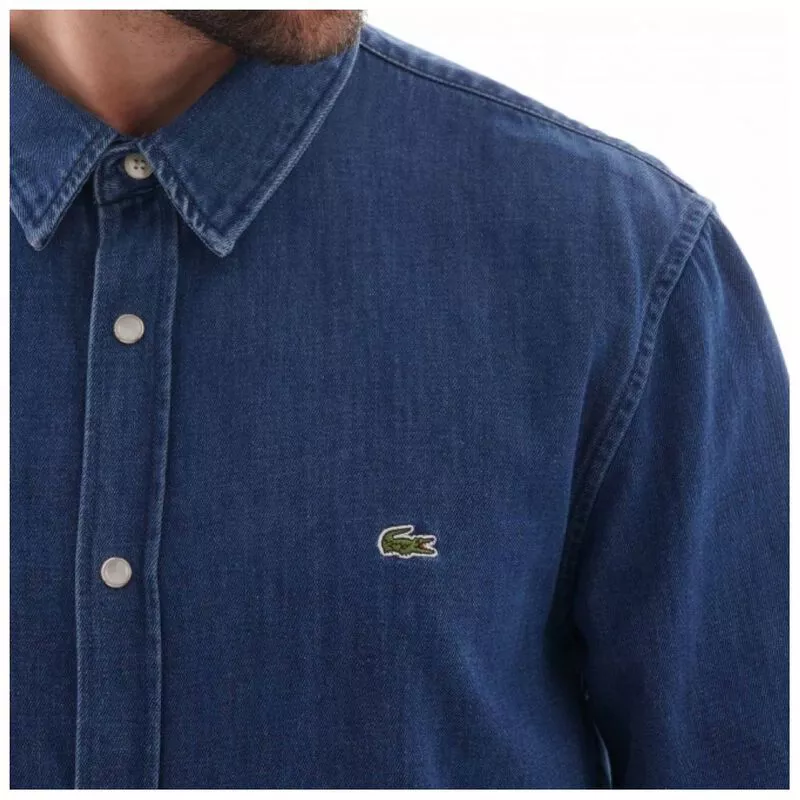 Lacoste outlet denim shirt