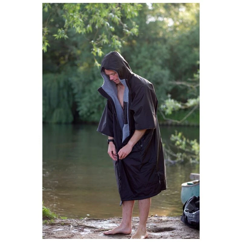 Lifeventure Thermarobe Fleece Lined Changing Robe (Black/Grey) Sport