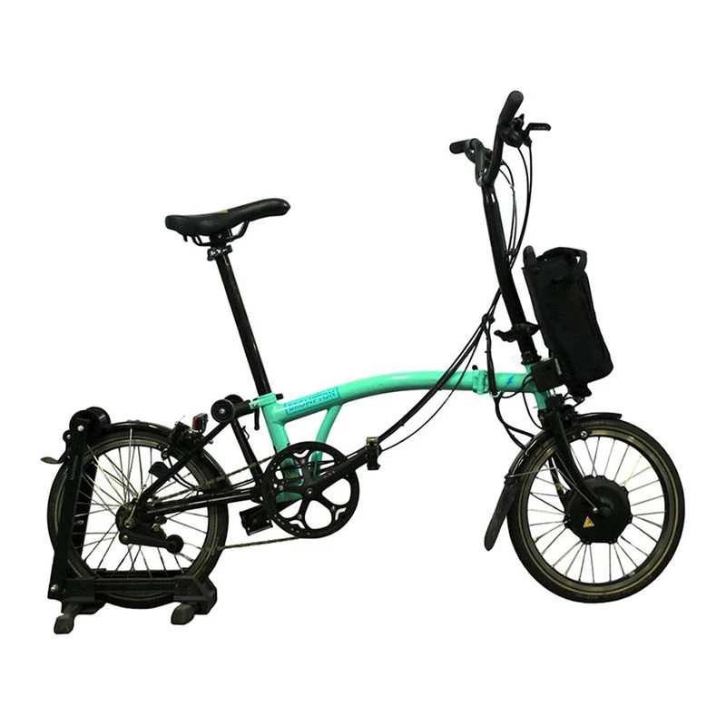 Brompton C Line H6L Folding Bike Green Sportpursuit