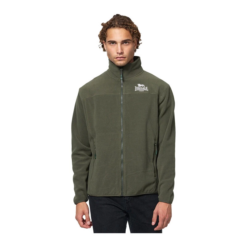 Lonsdale Veste Ardgour Homme Vert olive Blanc privatesportshop
